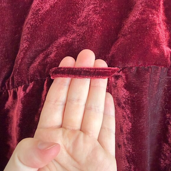 Vintage Gorgeous Velvet Button-Up - Picture 5 of 8